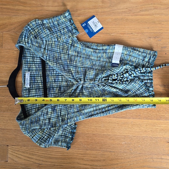 ARIZONA JEAN CO WOMEN'S JUNIORS SIZE BLUE AND YELLOW CROP TOP SIZE LARGE - Picture 11 of 14